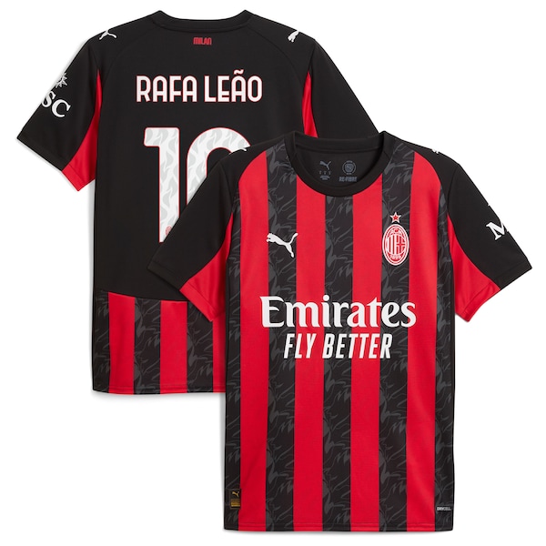 Rafael Leão AC Milan Puma 2025/26 Home Replica Player Jersey - Red