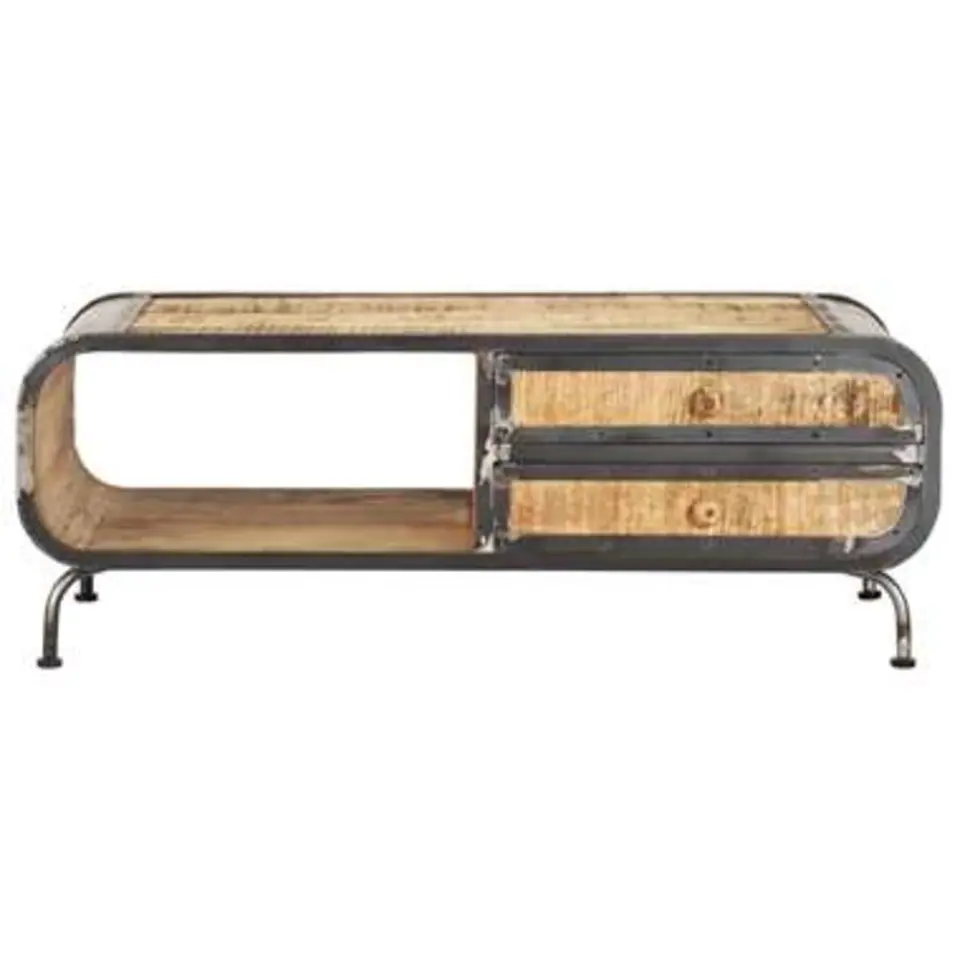 vidaXL - Bijzettafel - Bruin - Hout