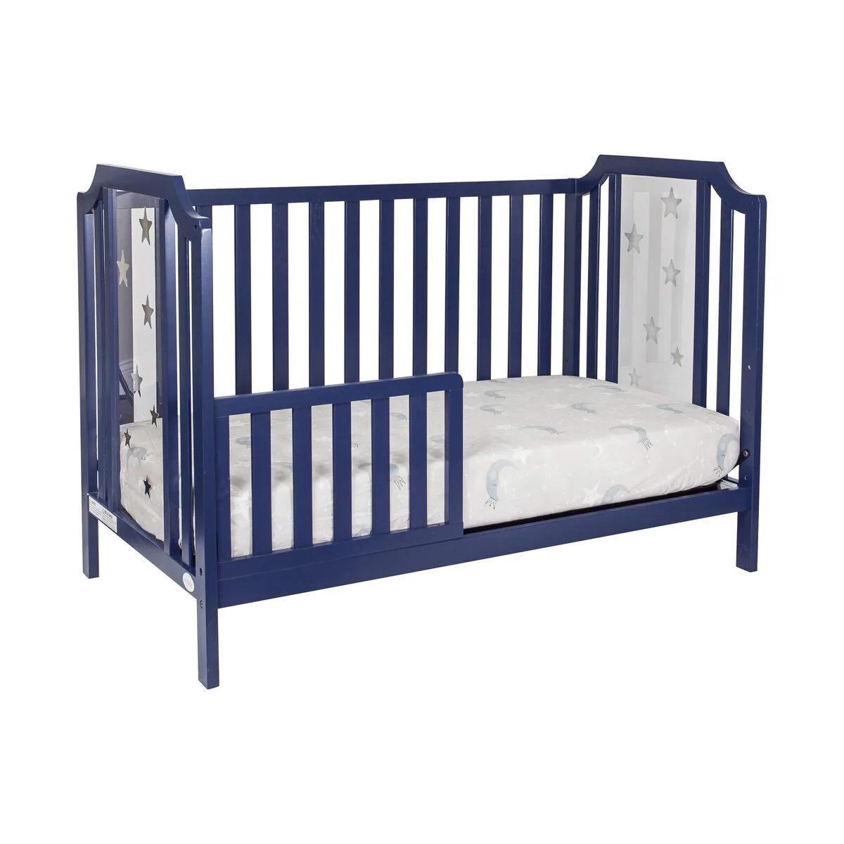 Suite Bebe Celeste Acrylic 3-in-1 Convertible Island Crib Navy Blue