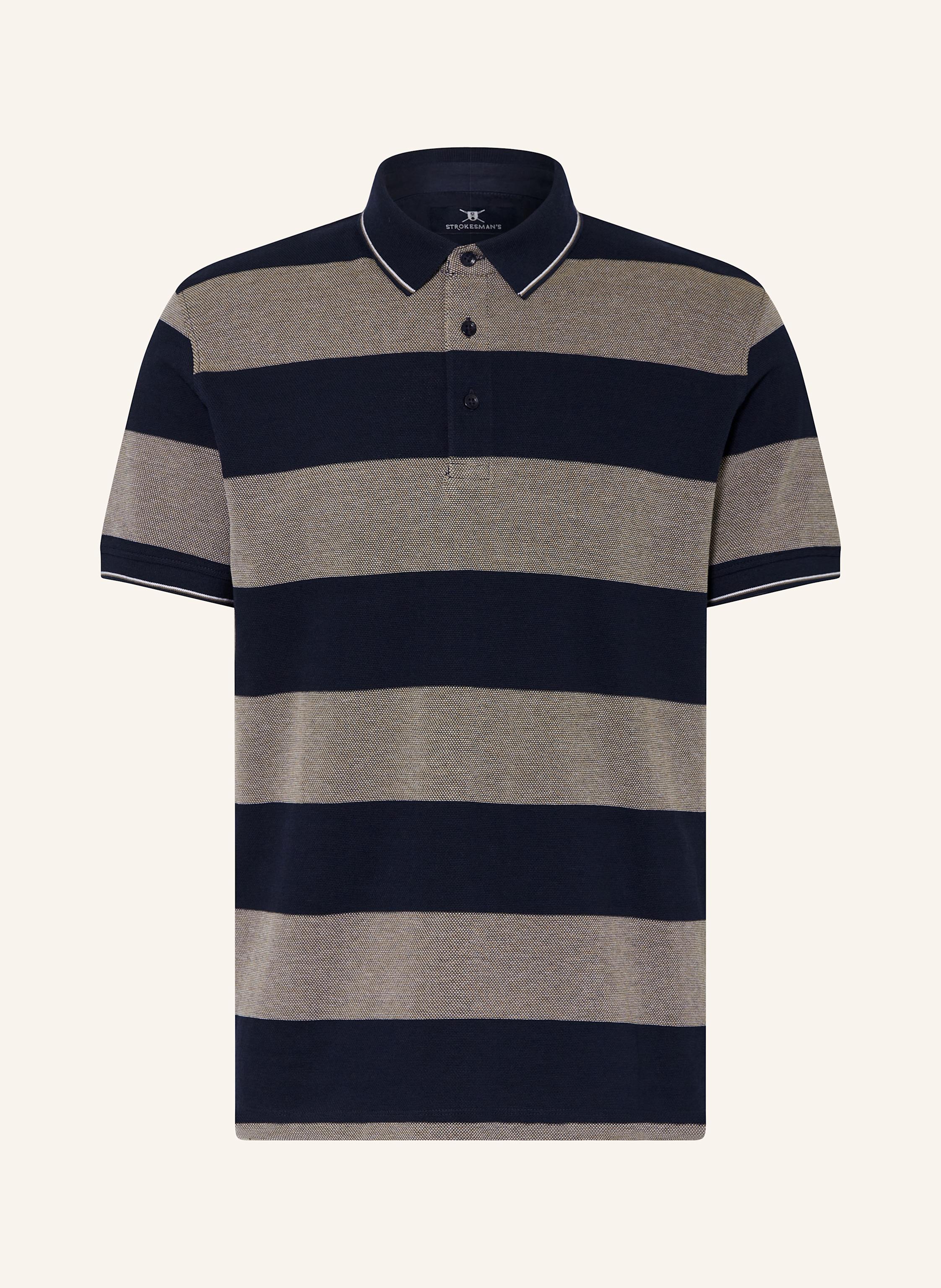 STROKESMAN'S Piqué-Poloshirt