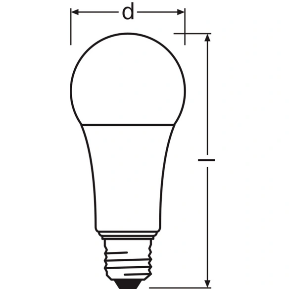 LED-Lampe »LED SUPERSTAR CLASSIC A«, 2700 K, 14 W, weiß