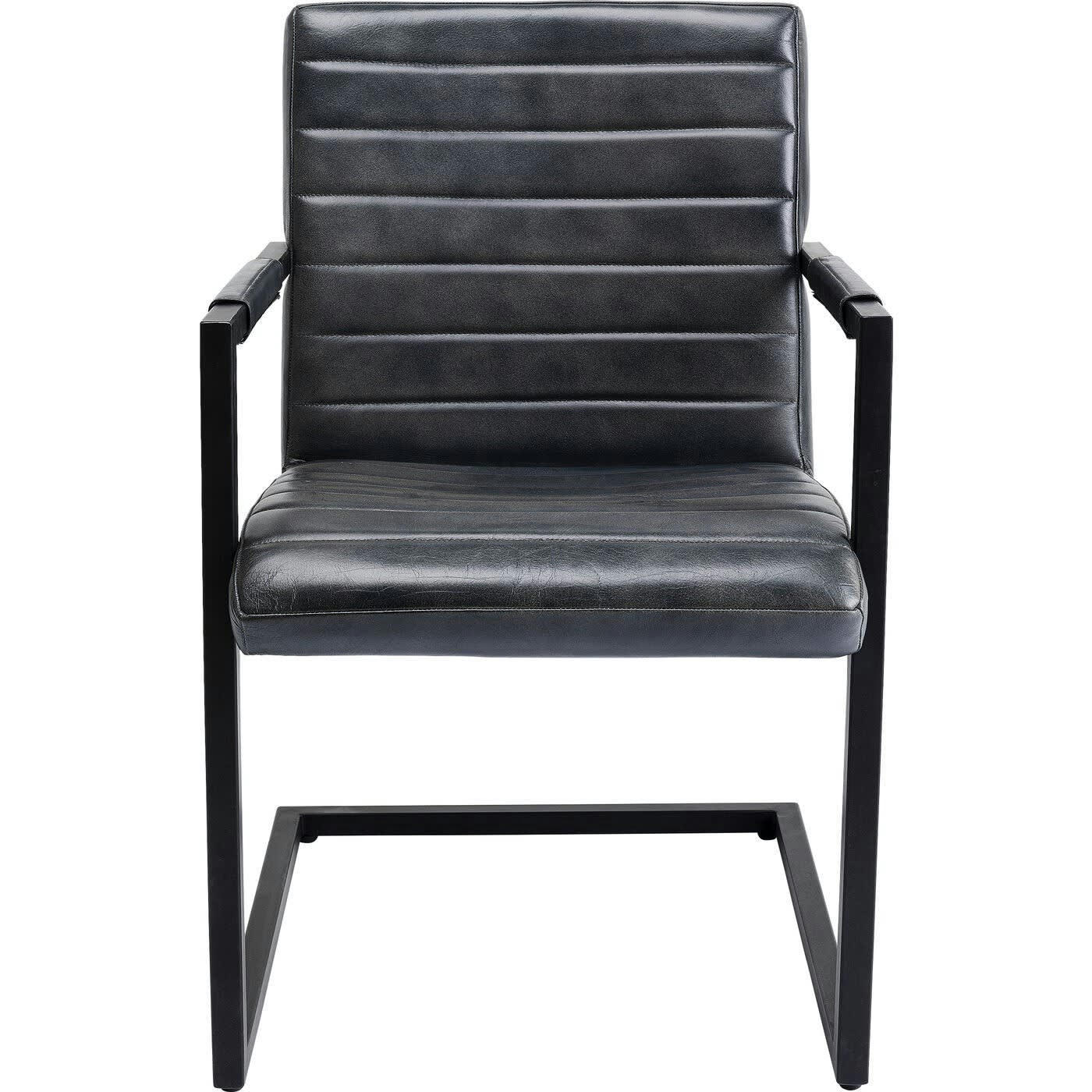 CANTILEVER - Chaise avec accoudoirs Cantilever Lola grise Kare Design