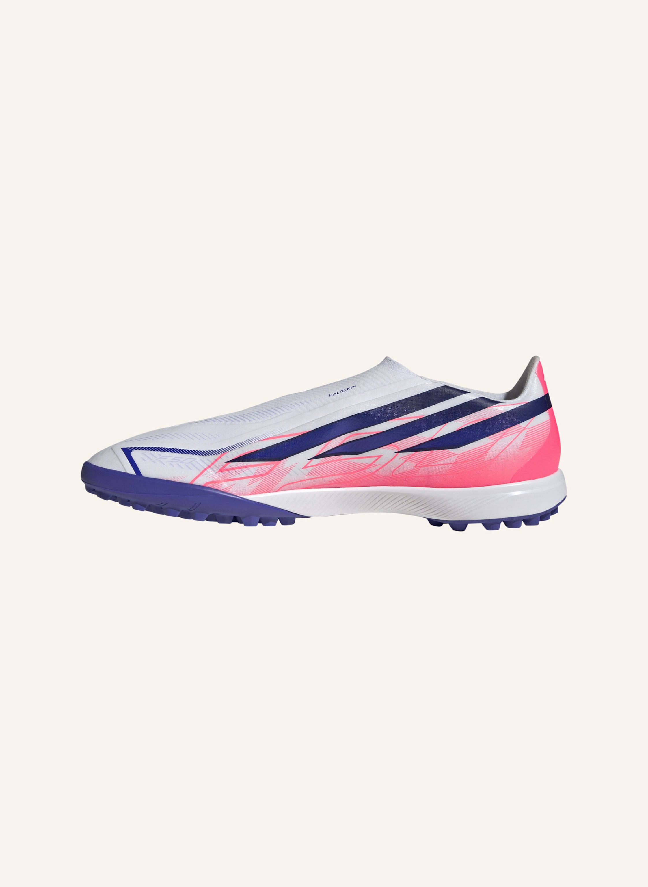 adidas F50 HYPERFAST LEAGUE FUSSBALLSCHUH, HYBRIDRASEN, OHNE SCHNÜRSENKEL