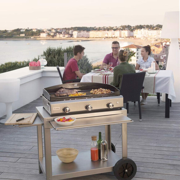 Plancha gaz Exclusive Amalia 375 inox - Le Marquier
