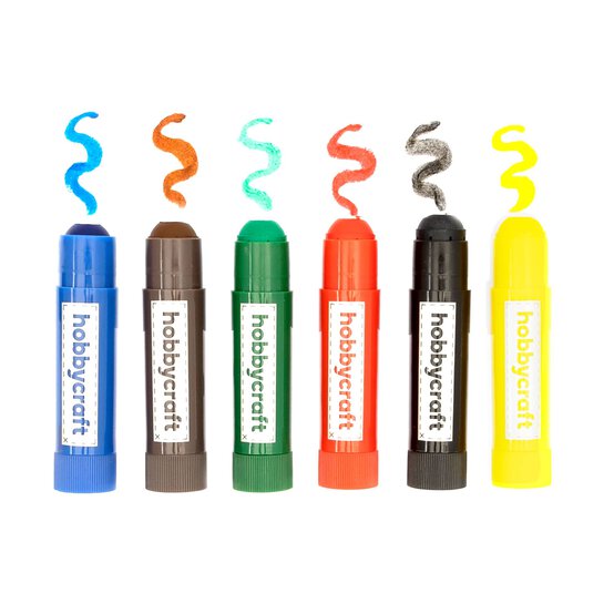 Primary Paint Sticks 6 Pack