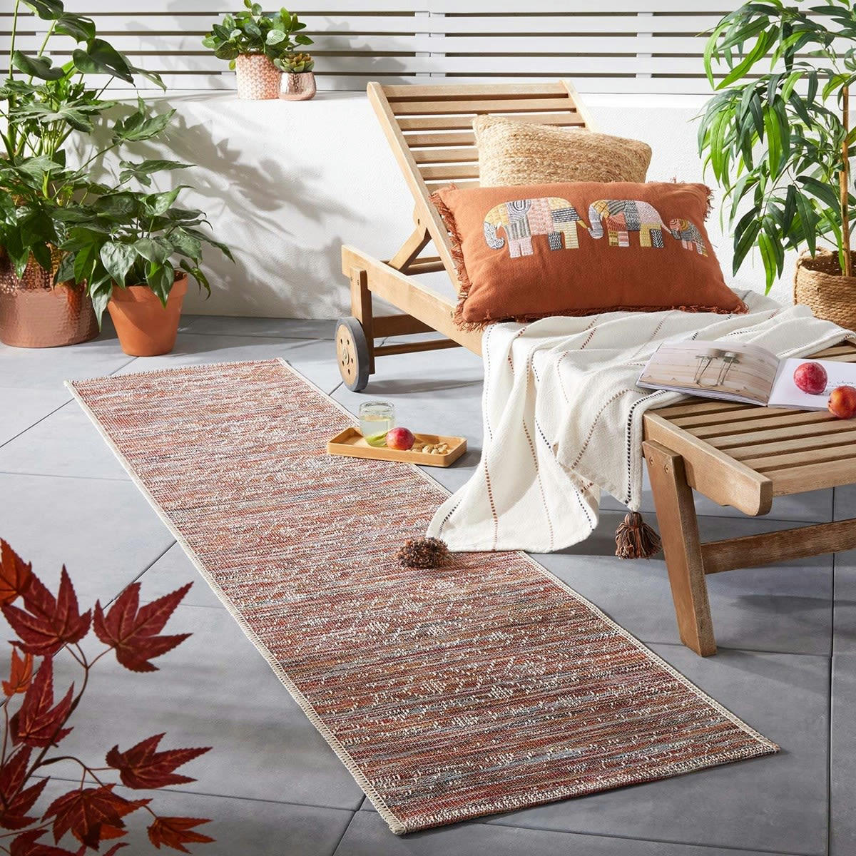 LARIN - Tapis intérieur extérieur en Polypropylène Multicolore 120x170 cm