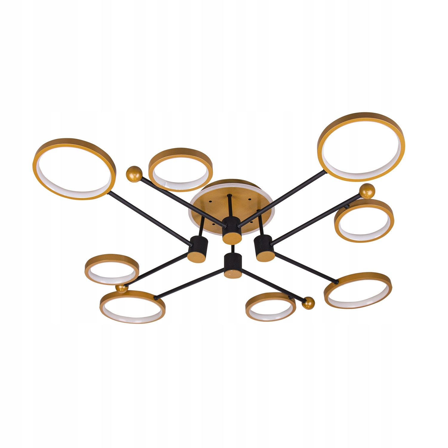 Lampa Sufitowa Wisząca LED Ring Pierścieniowa Żyrandol Salon