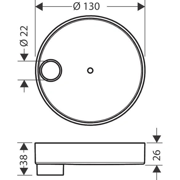 Seifenschale, »Cassetta'S«, Ø 13 cm, chromfarben, Kunststoff