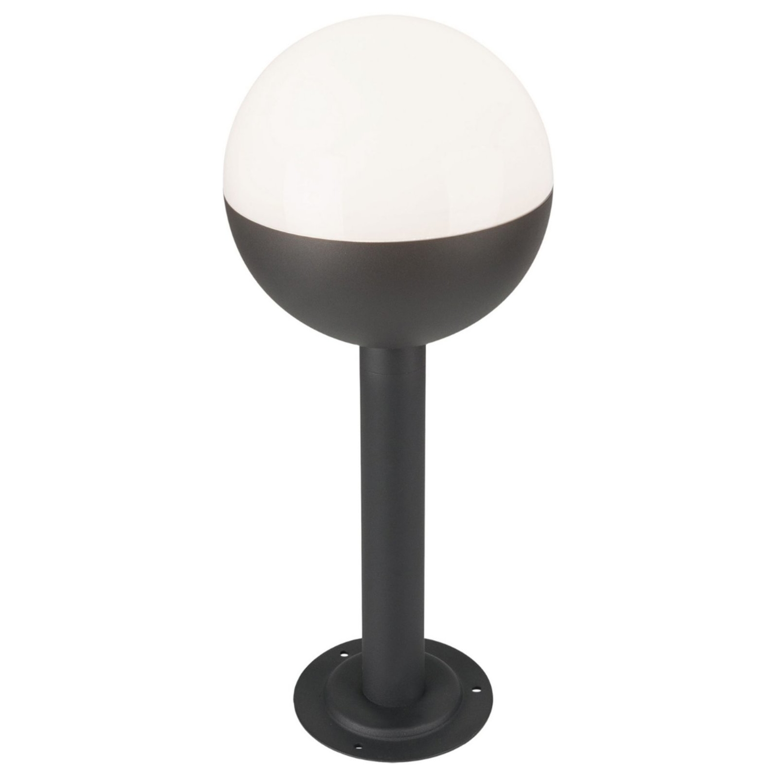 Lampa stojąca zewnętrzna Ulsa aluminiowa 50cm biało-czarna