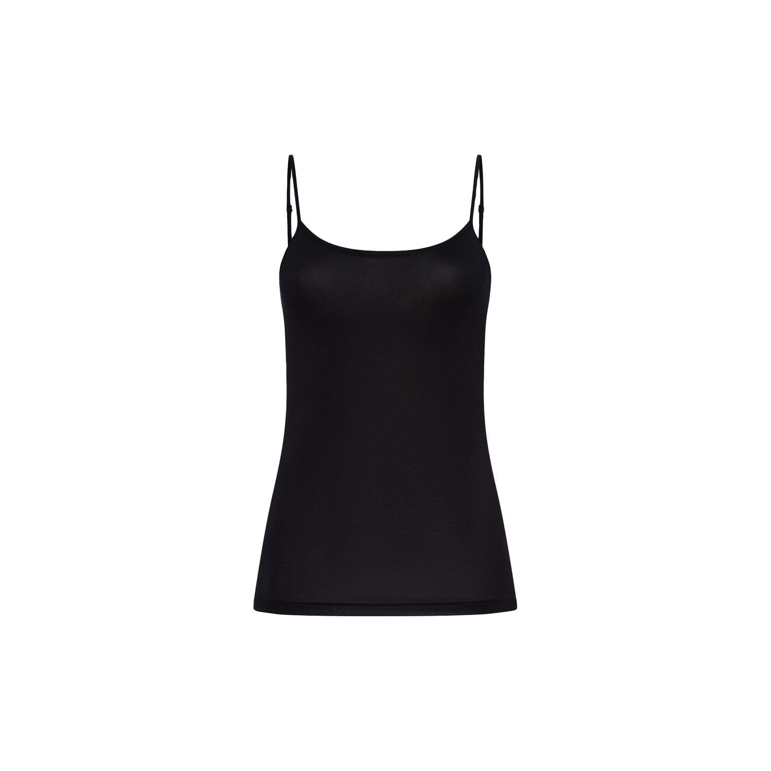 Soft Touch Spaghetti Top, black