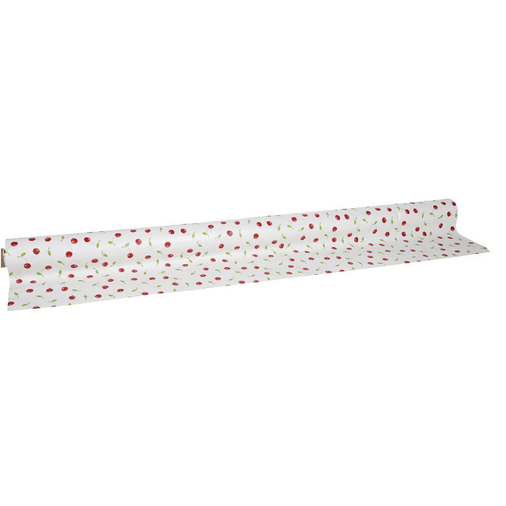 Toile cirée au mètre imprimé cerises
