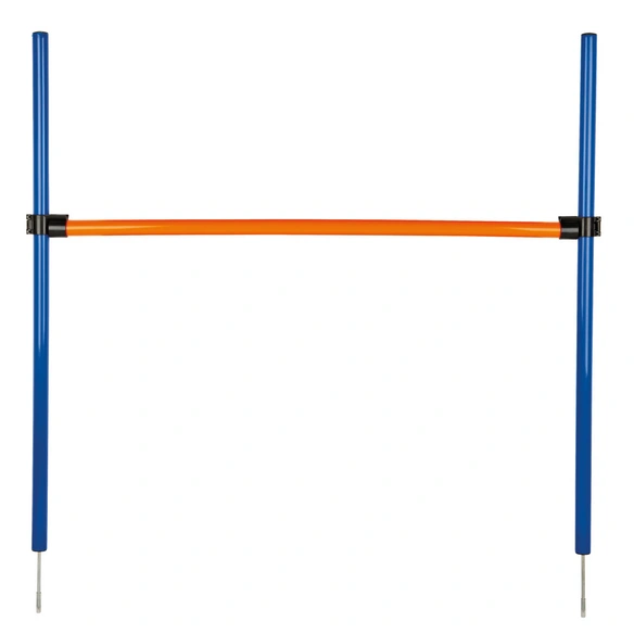 Agility Ausrüstung, Agility Hürde, 123 x 115 x 3 cm, blau/orange