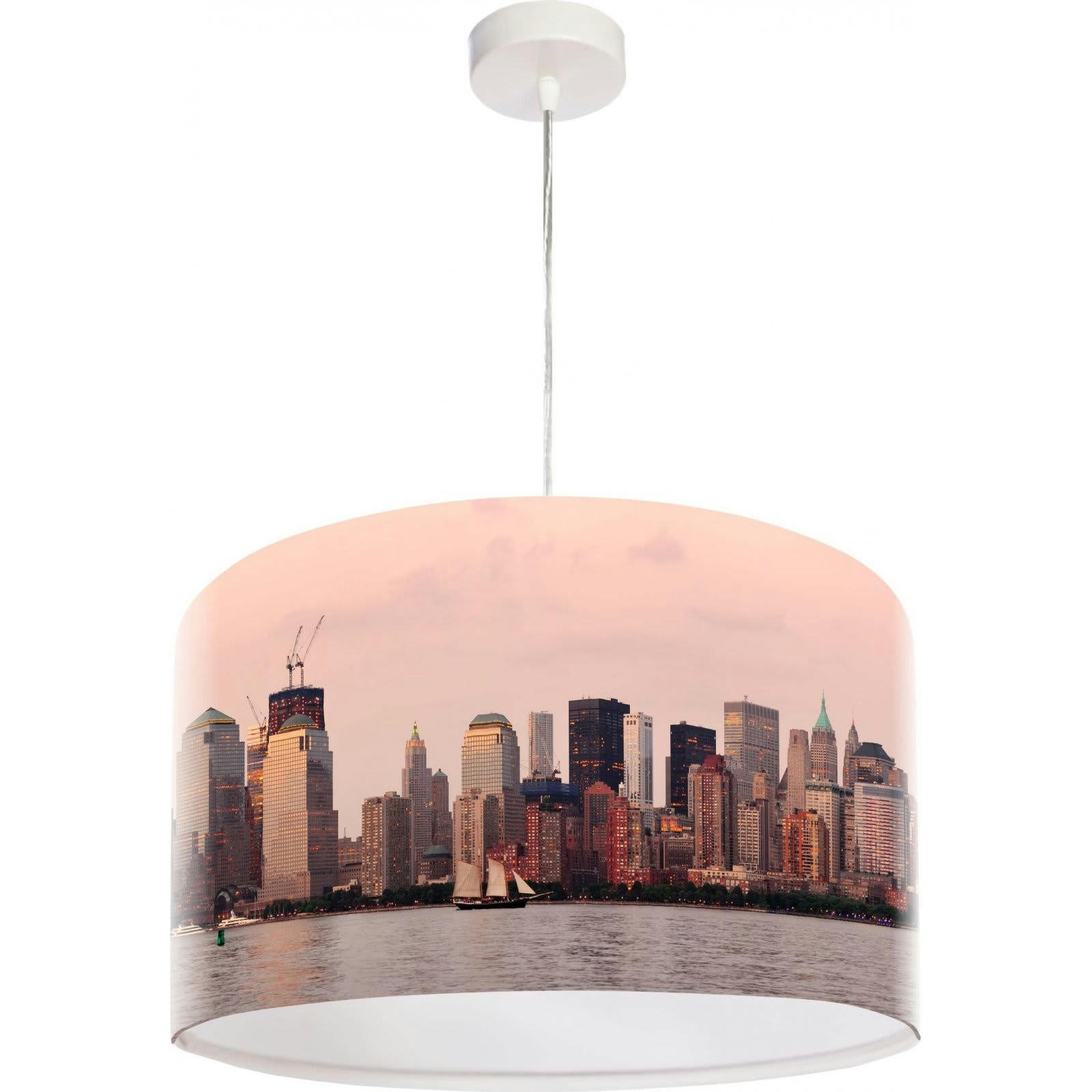 CITY - Suspension Tissu Rose