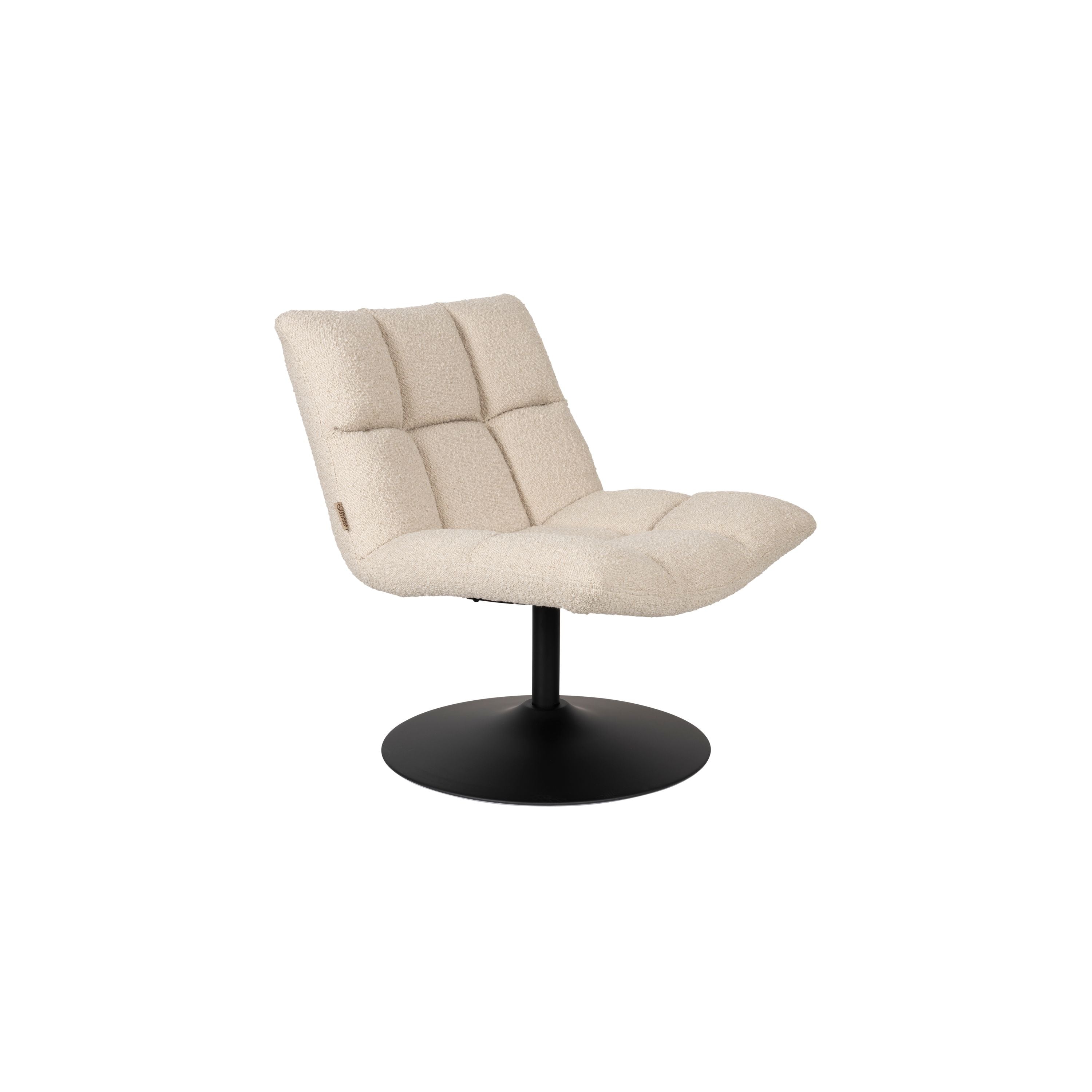Dutchbone Bar Loungestoel Bouclé Beige