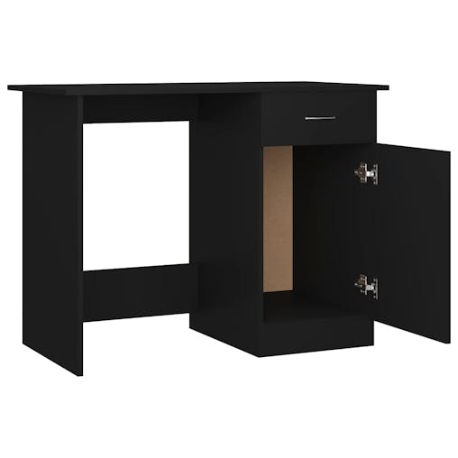 NNEVL Desk Black 100x50x76 cm Chipboard