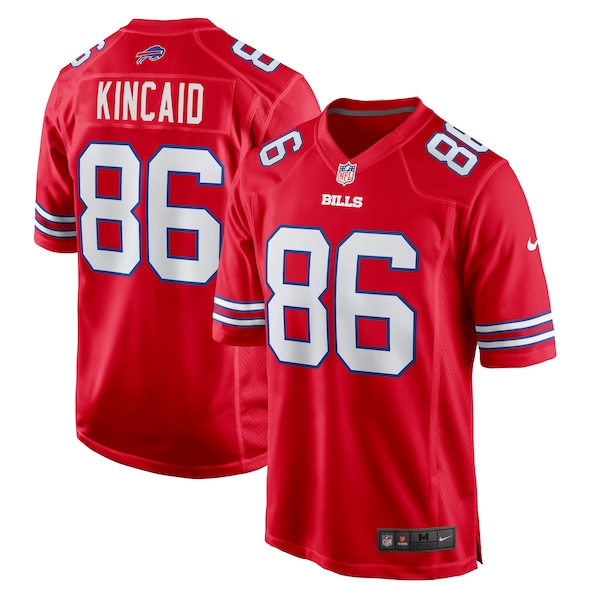 Dalton Kincaid Buffalo Bills Nike Alternate Game Jersey - Red/White