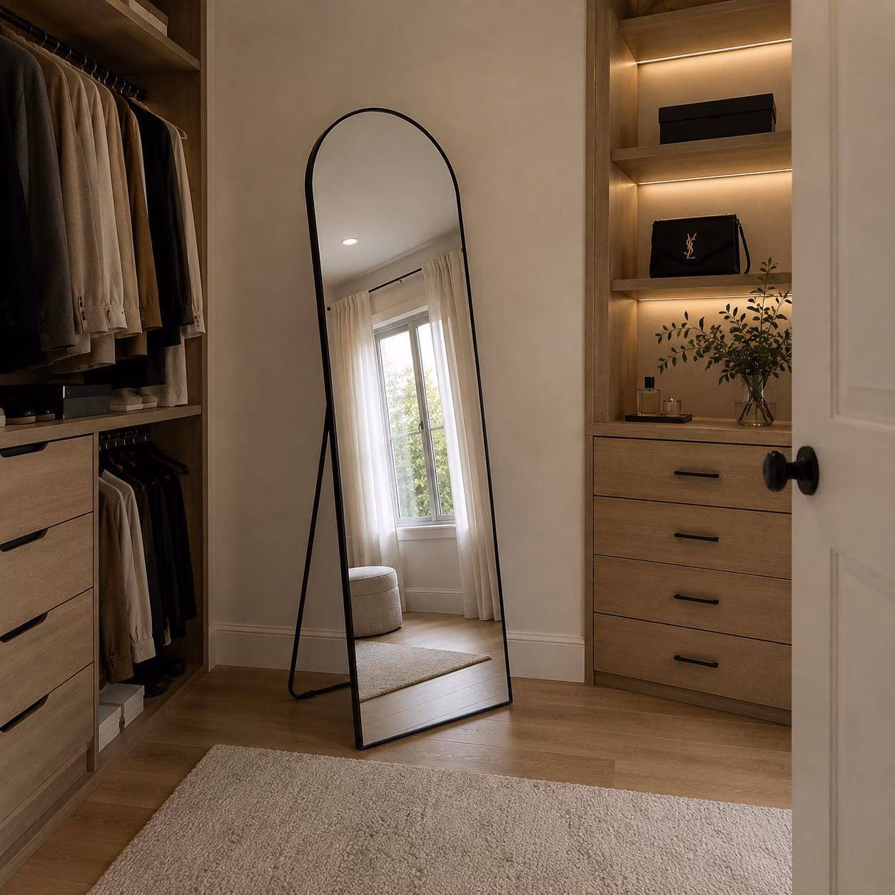 Arched Wall Mirror – Elegant Home Decor