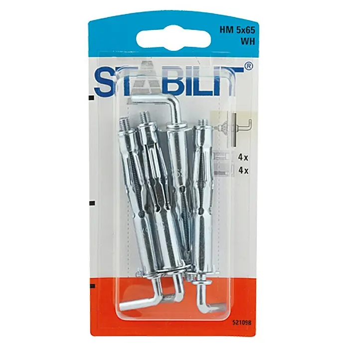 METALLEKSPANDER STABILIT MED KROK M5X52 4-STK