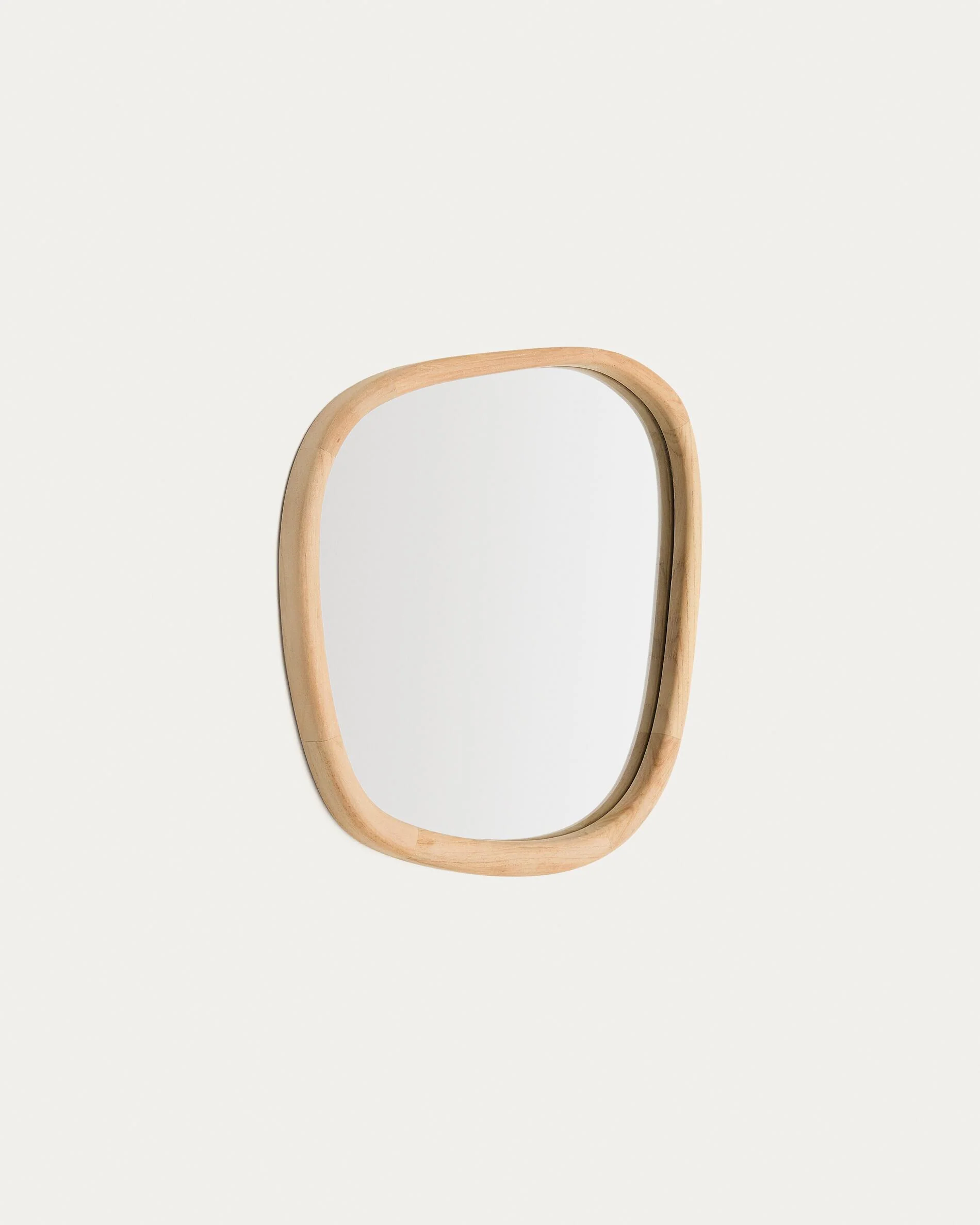 Alura teak wood mirror 45,5 x 47 cm FSC 100%