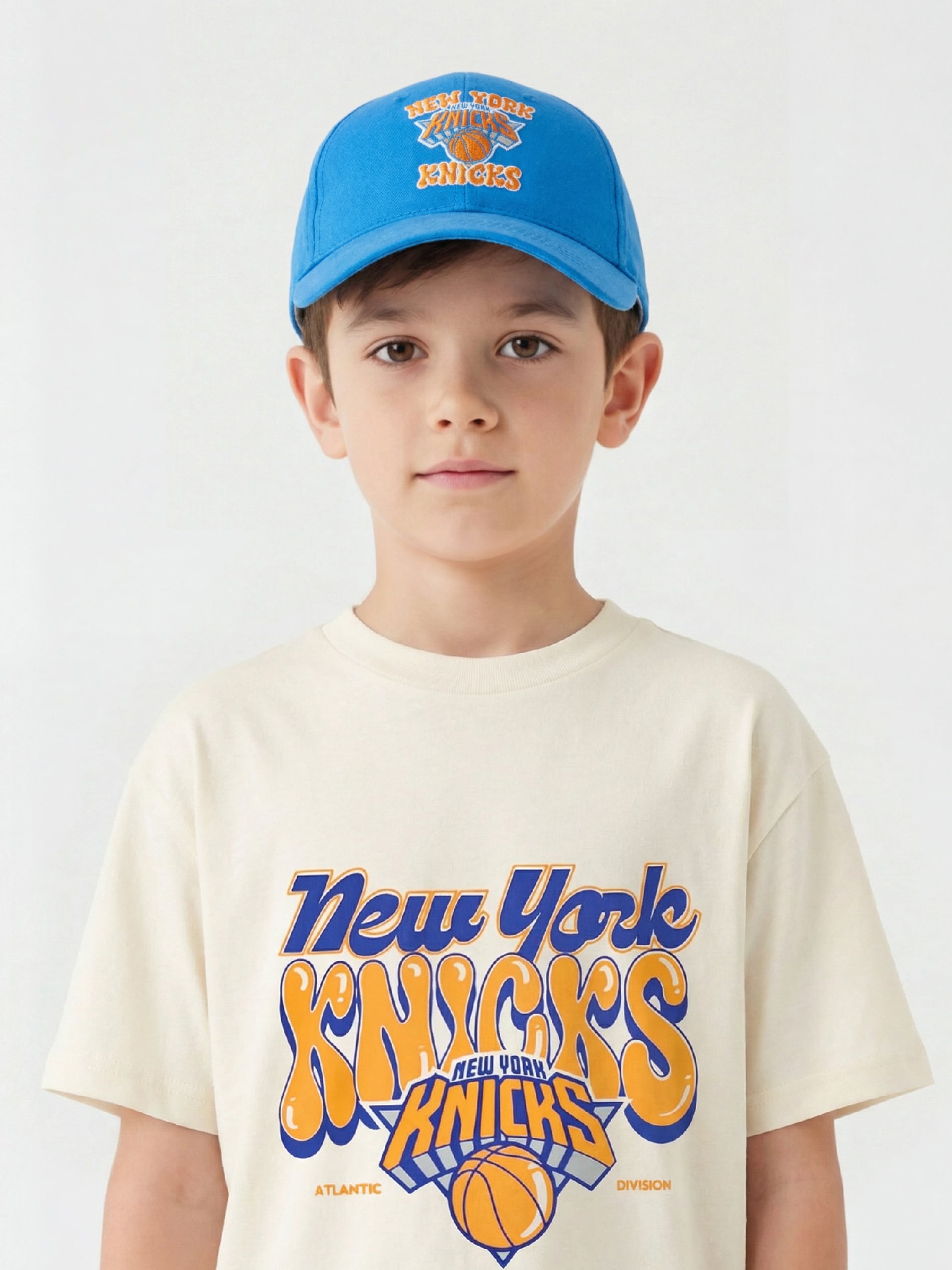 Czapka z daszkiem z haftem New York Knicks NBA