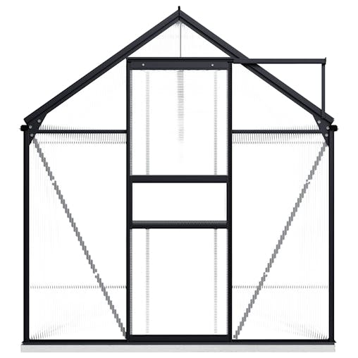 NNEVL Greenhouse with Base Frame Anthracite Aluminium 7.03 m&sup2;