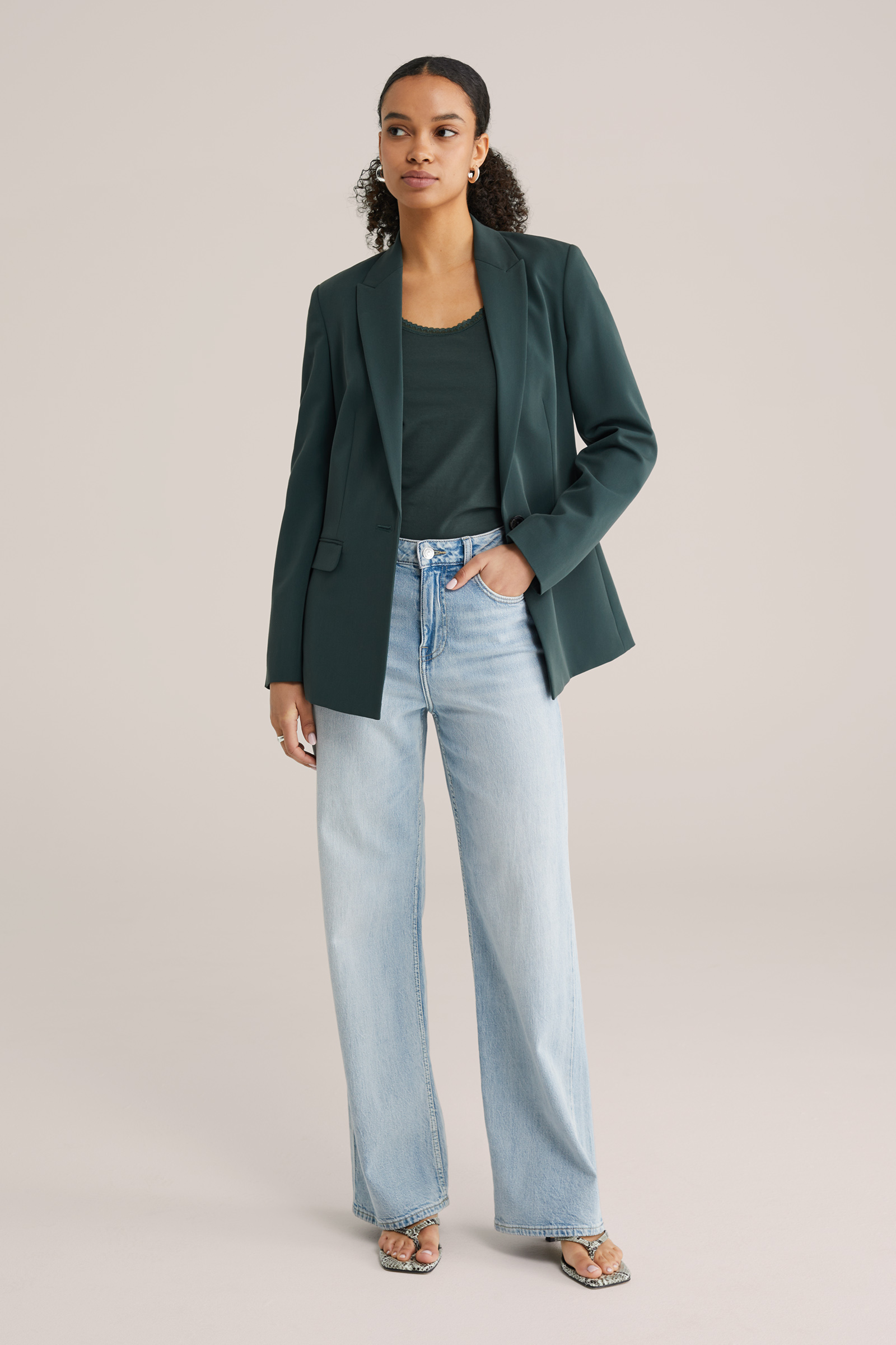 Dames singlet met kant