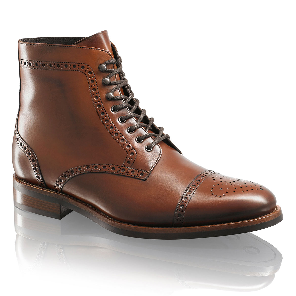 Russell & Bromley WALNUT Brogue Lace Up