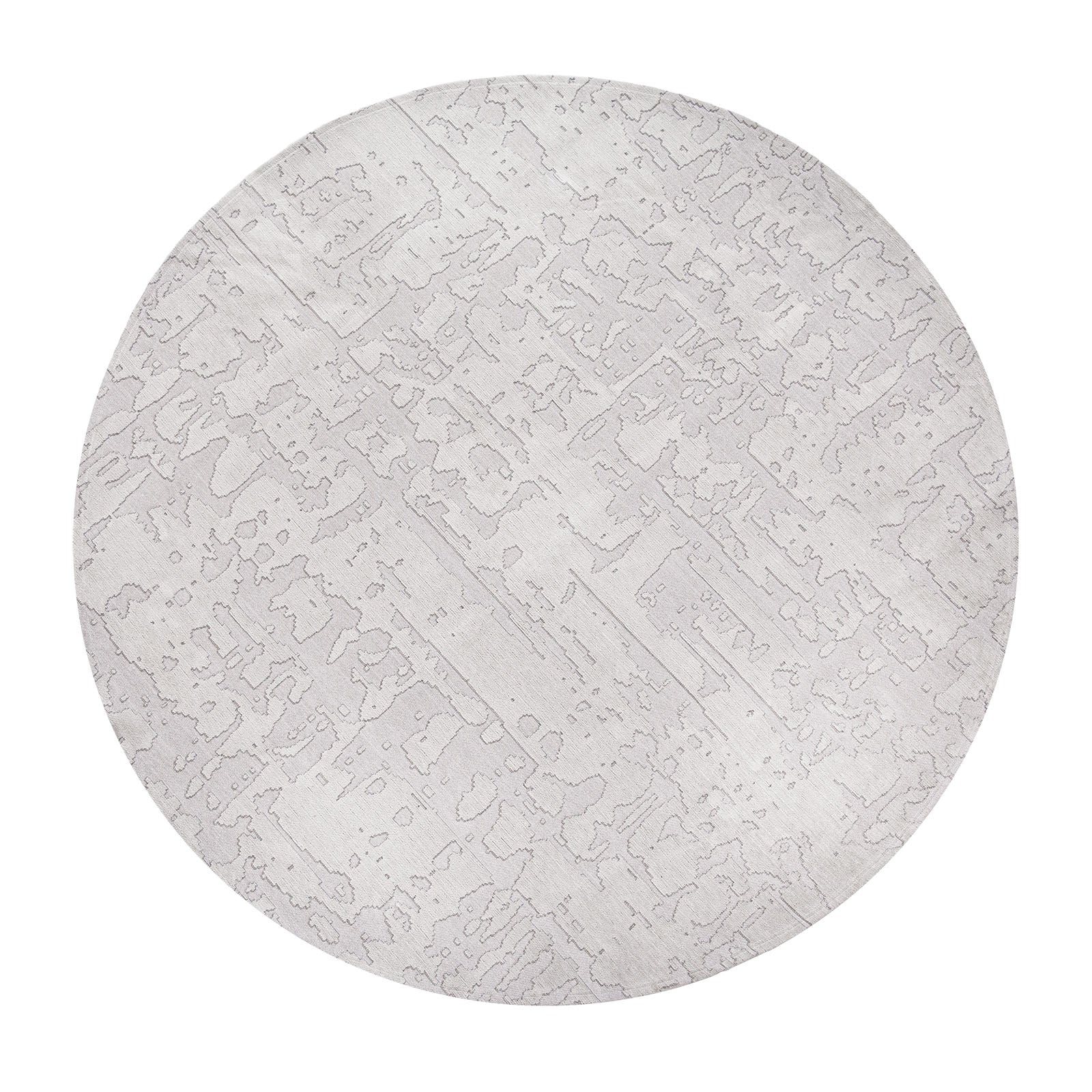Ecorugs vloerkleed Tsingy Oyster - grijs - 140x140cm
