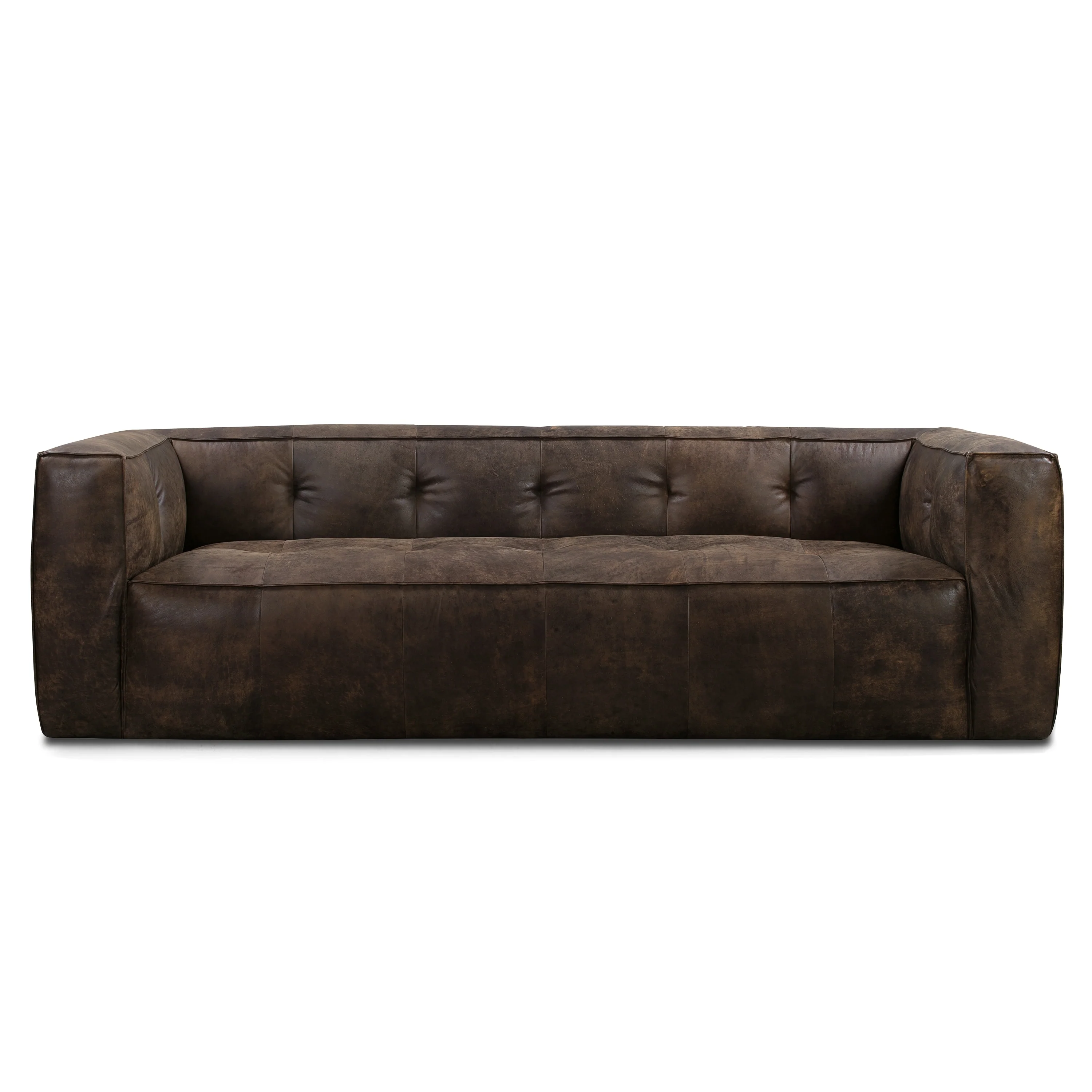 Poly & Bark Capa 92 Sofa - Full Grain Genuine Italian Leather