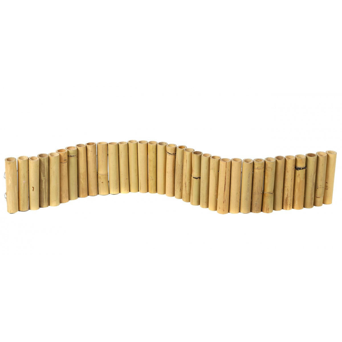 - Bordure de jardin à dérouler en bambou - 100x15m