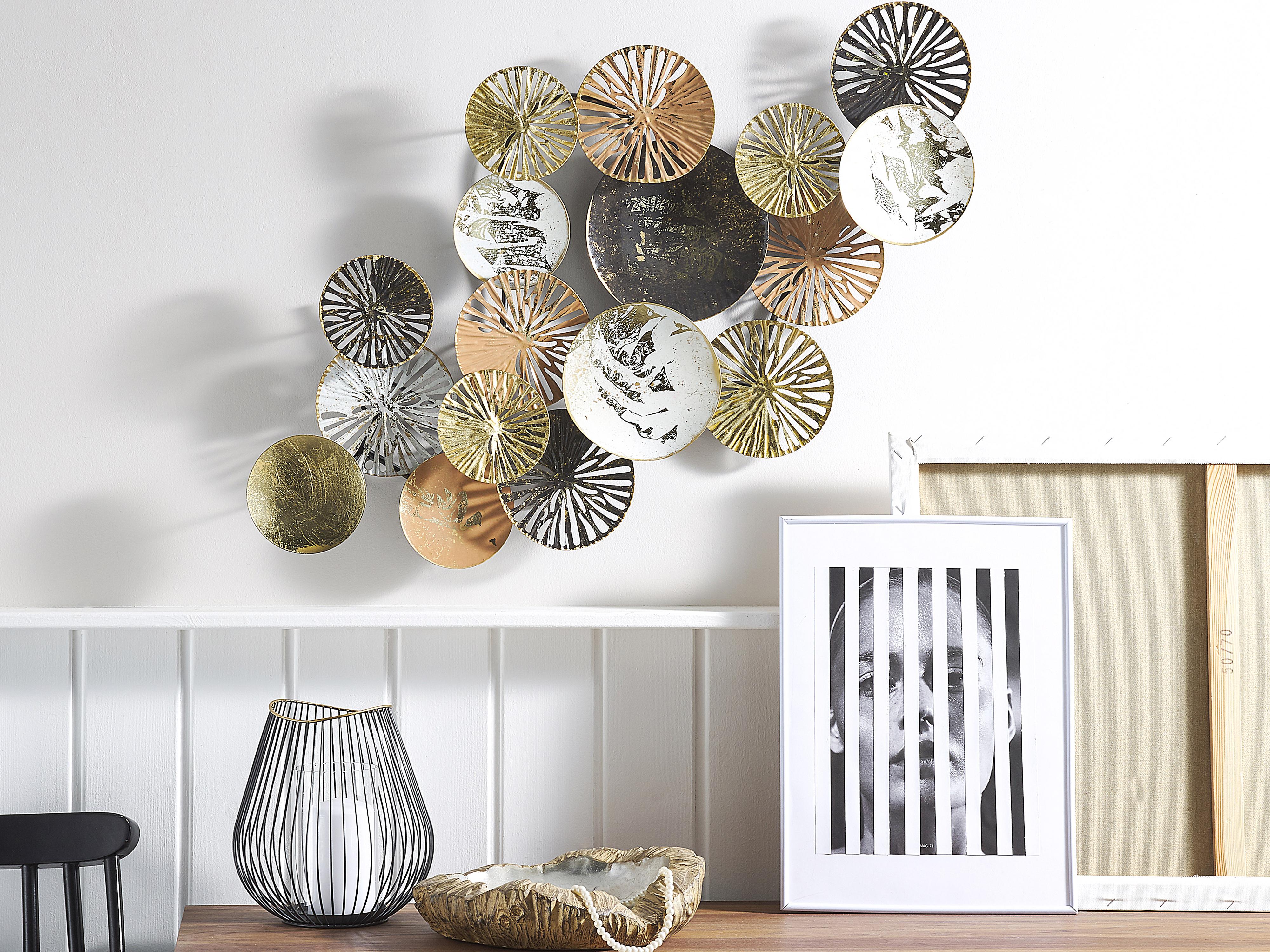 Wall Decor OSMIUM Metal 50 cm Silver