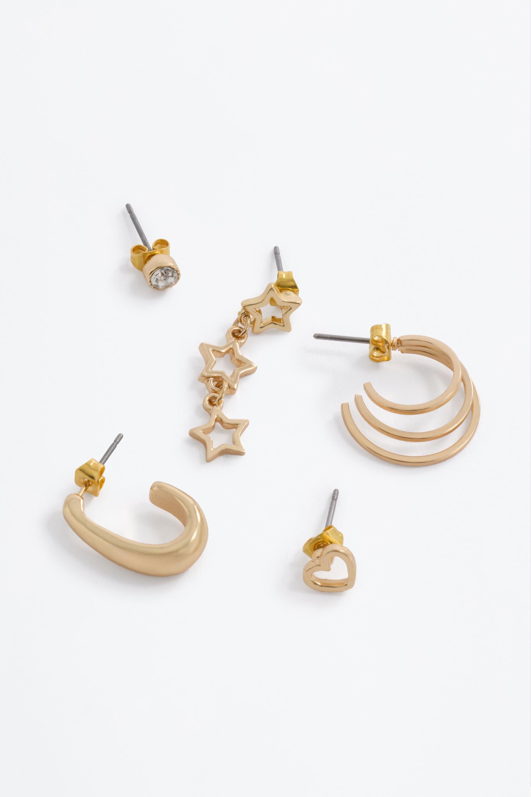 Pendientes combinados (Pack 6)