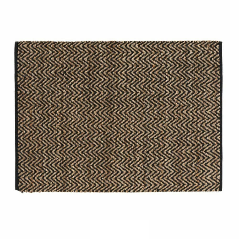 ZIGZAG - Tapis rectangle jute uni polycoton 120x170cm