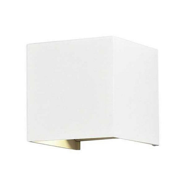 Applique Murale Blanche LED 12W IP54 Carré - Blanc Chaud 2300K - 3500K - SILAMP