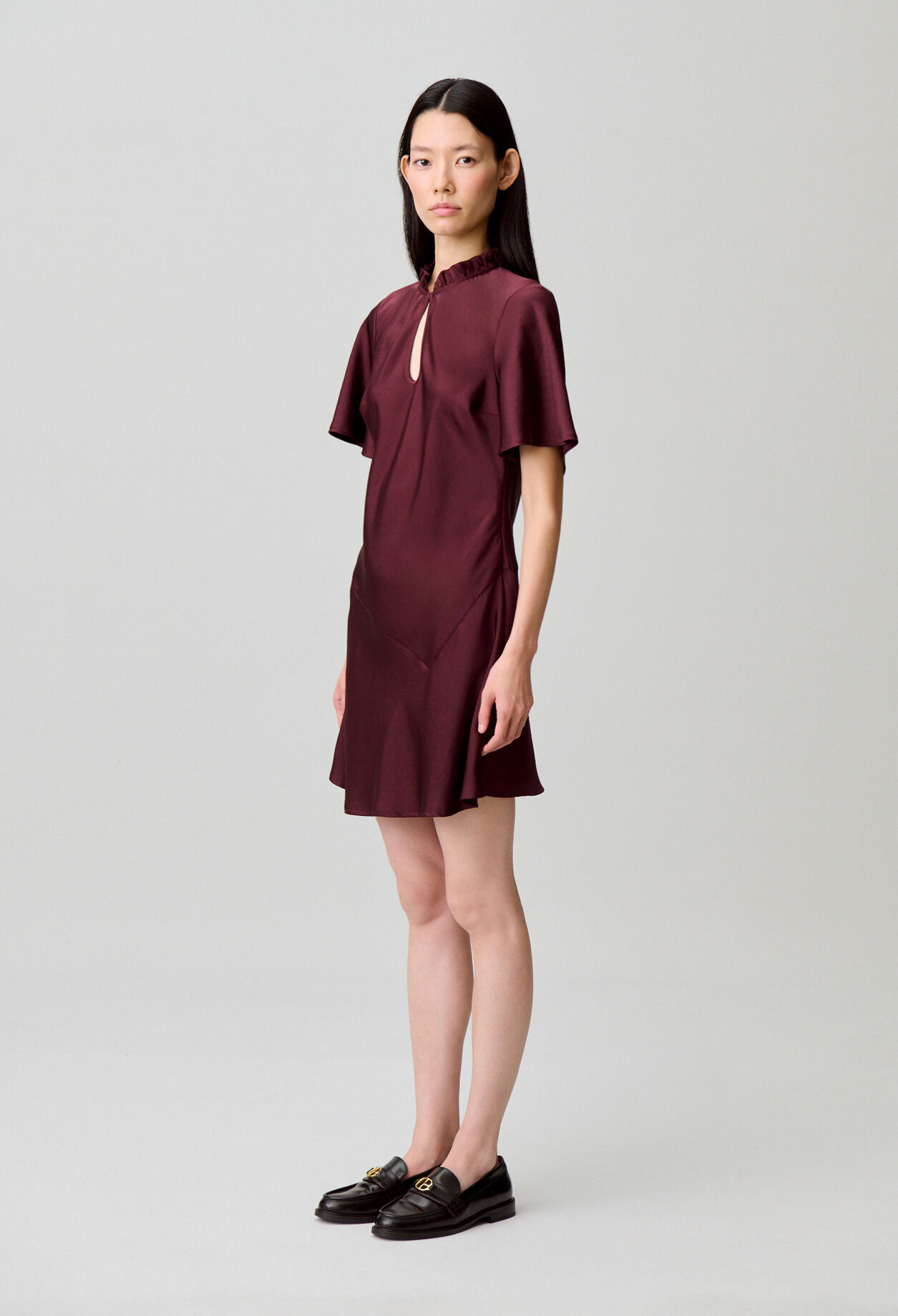 Robe courte fluide
