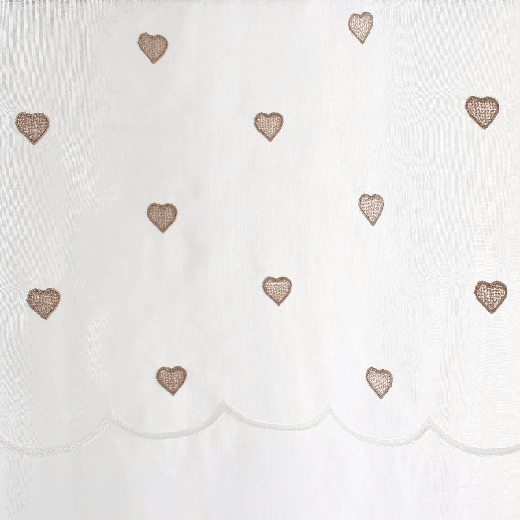 DELICATESSEN - Paire vitrages beige 60x90cm
