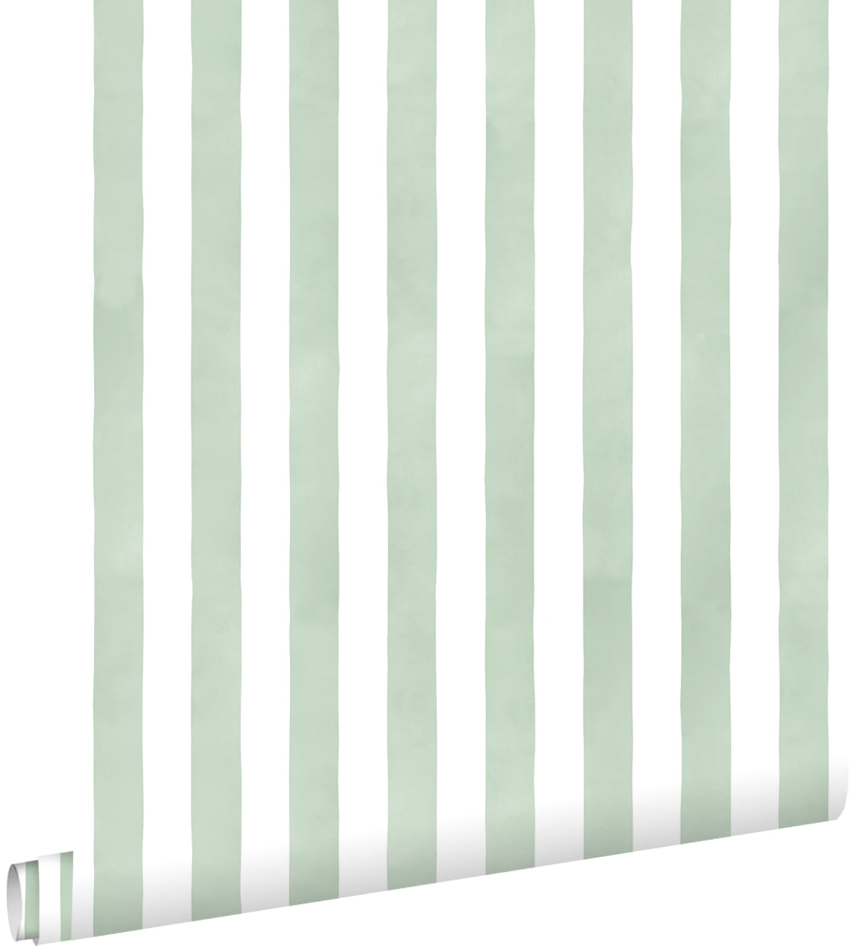 ESTAhome behang strepen groen en wit - 53 cm x 10.05 m - 131303