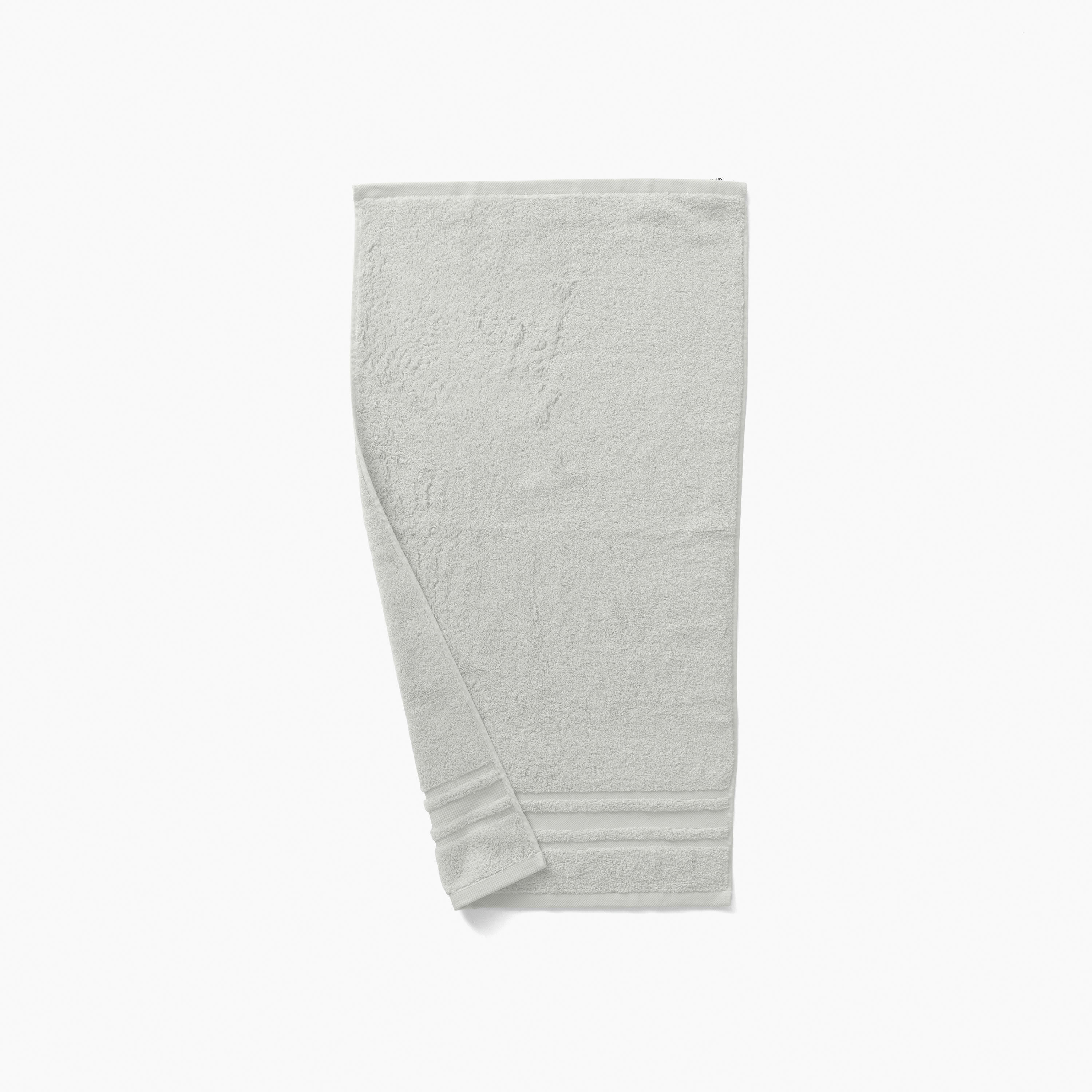 LOLA 2 - Serviette de toilette coton uni bouclette beige 50 x 90 cm