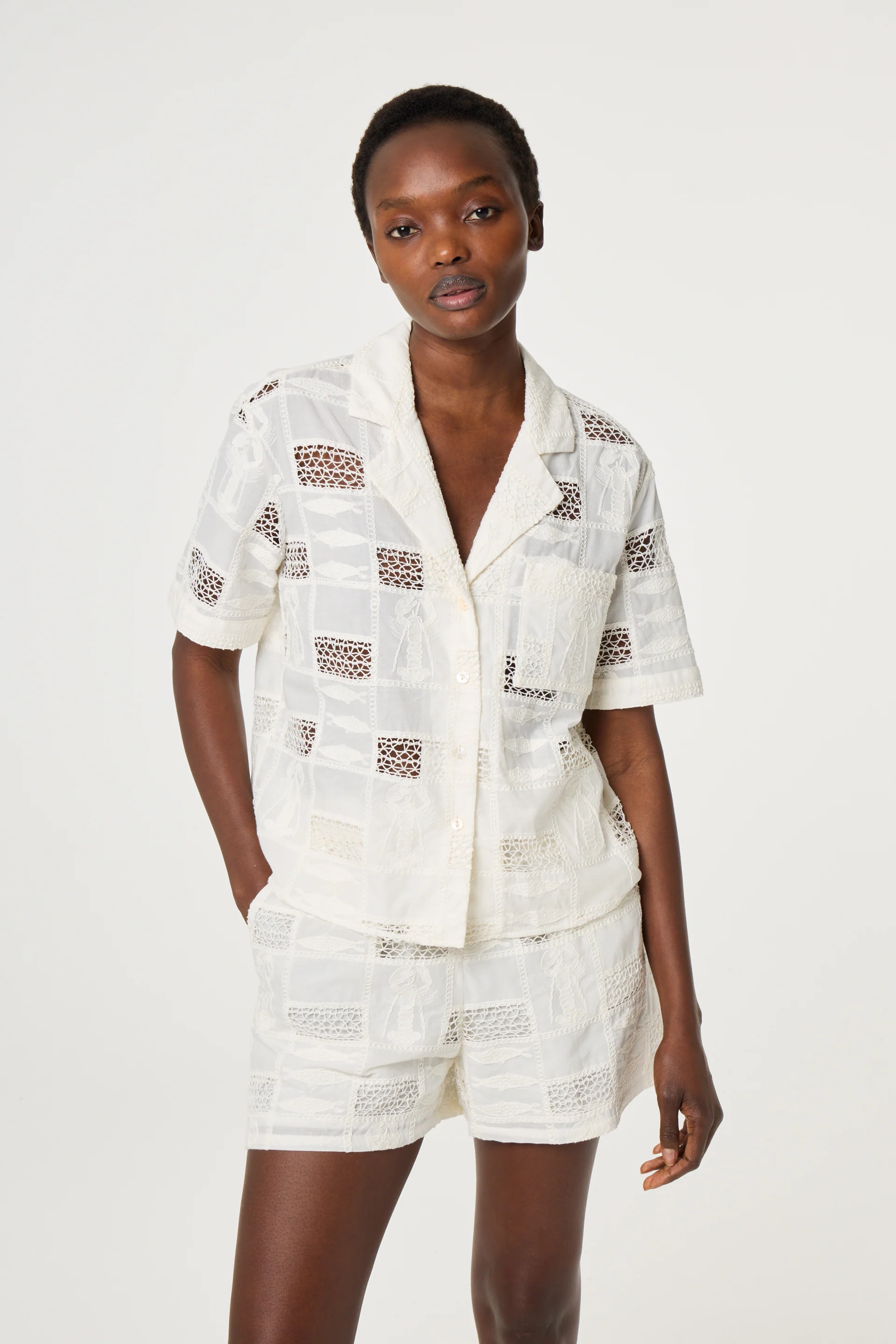 Farida Blouse | Cosy White