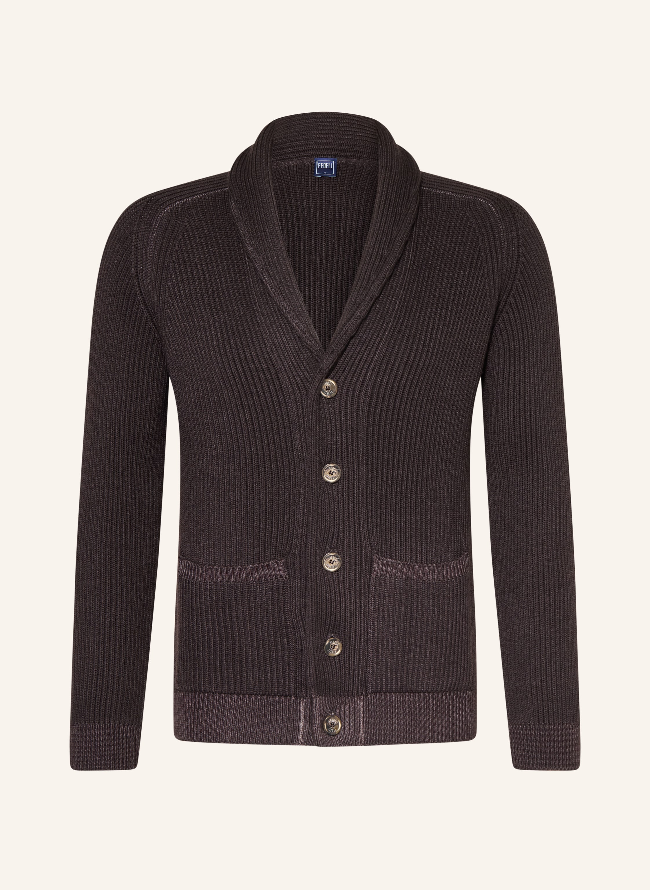 FEDELI Strickjacke aus Merinowolle