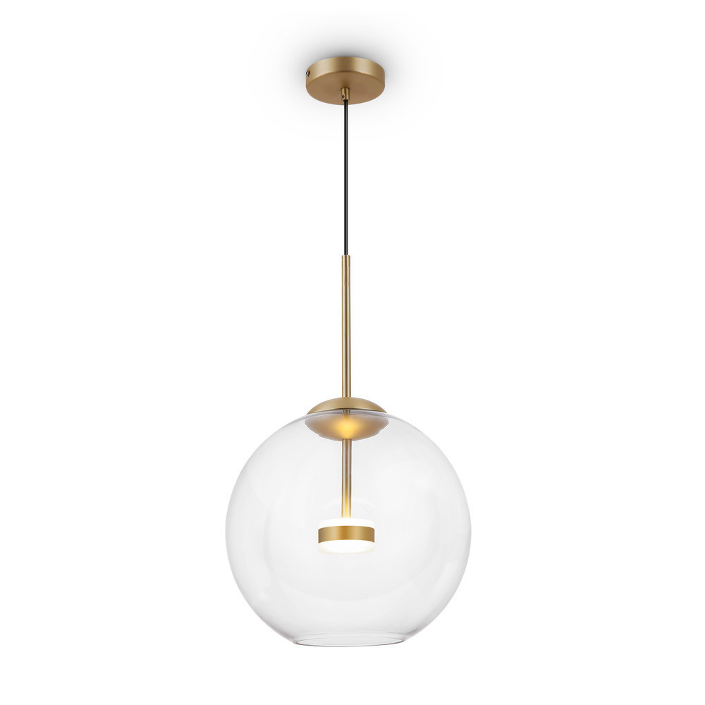 Lampa wisząca COMETA mosiężno-złota LED 1x12W Ciepła biel 750lm Maytoni