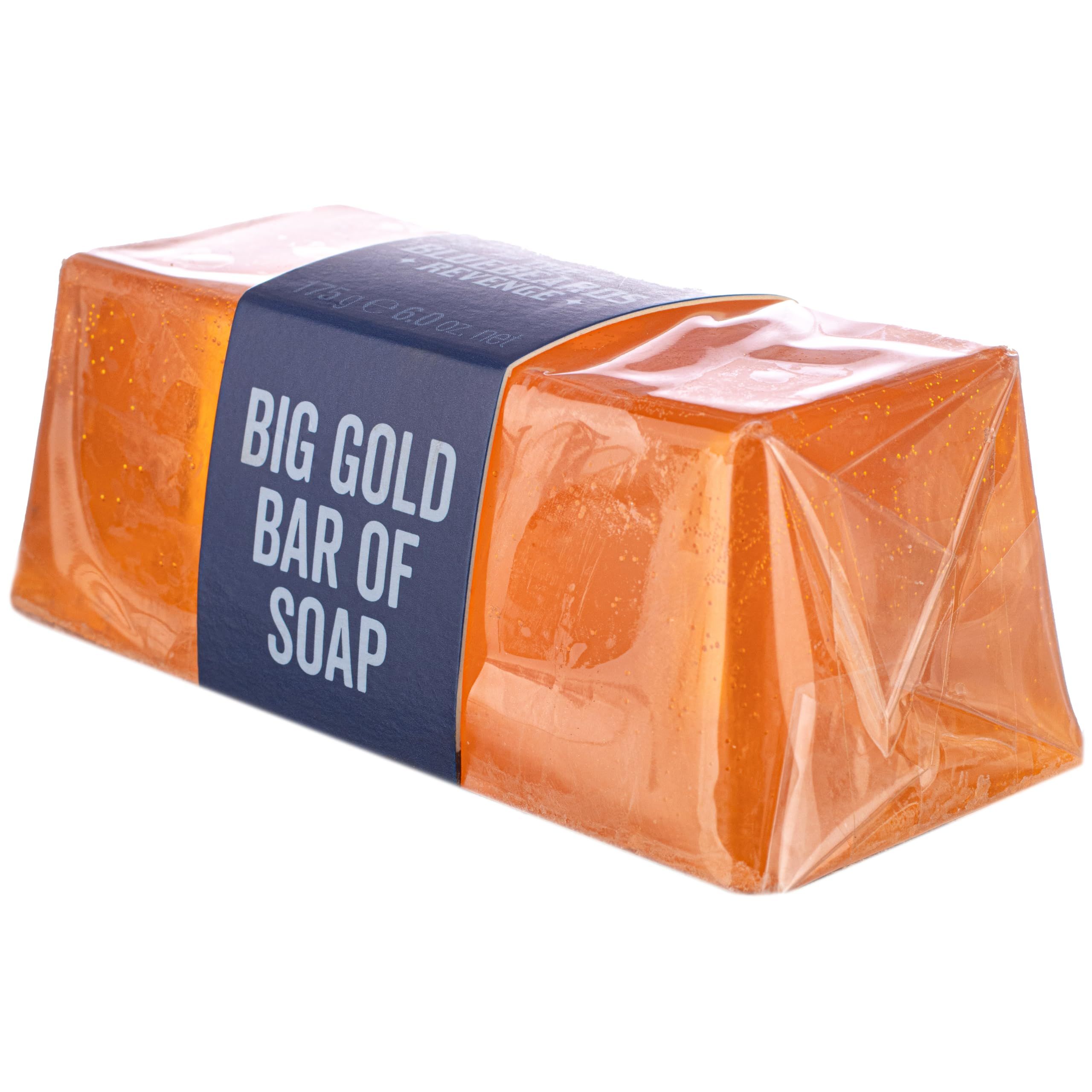 The Bluebeards Revenge Cuban Gold Hand Body Soap Bar Men Vegan Friendly Low Waste 175g