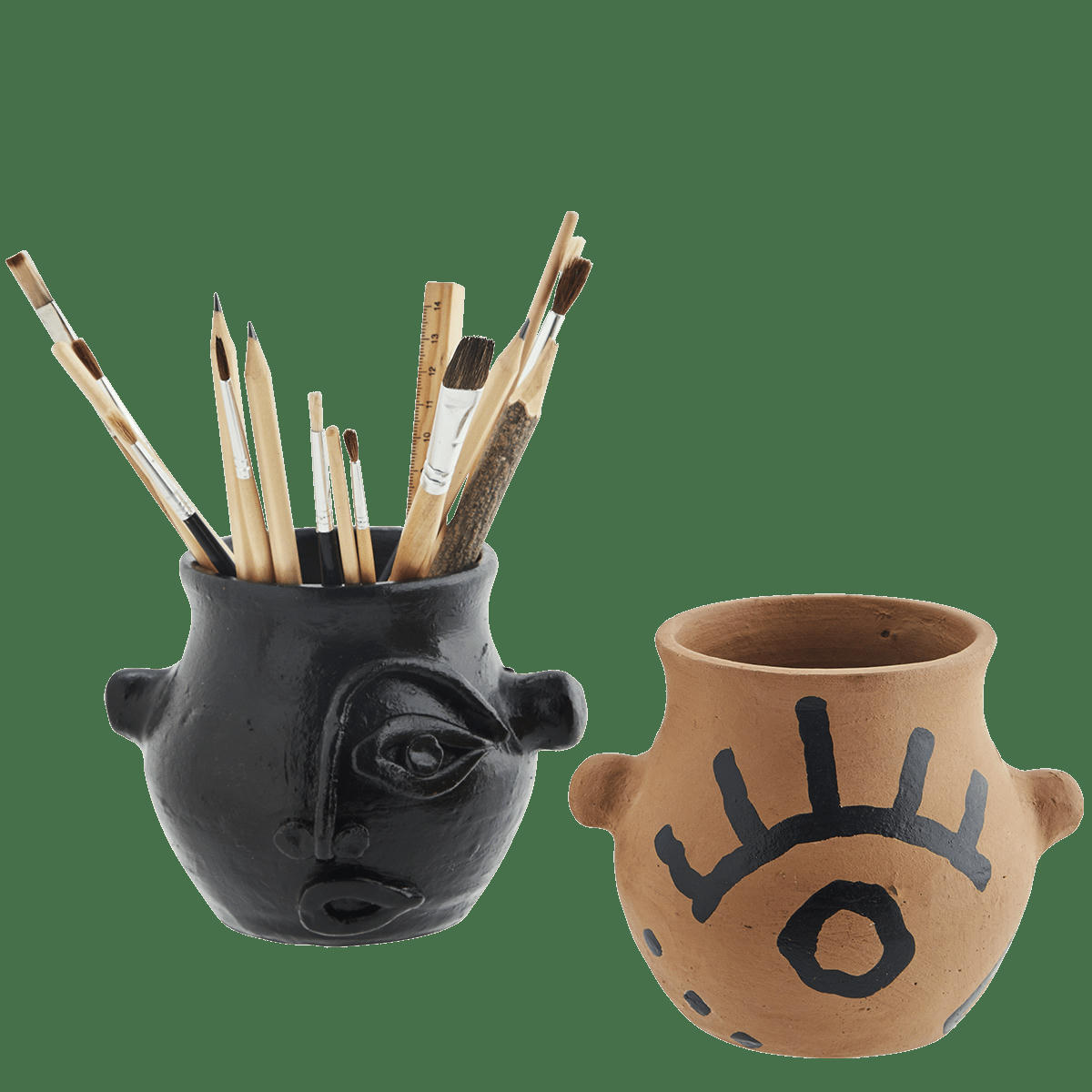 - Pots de fleurs en terre cuite D13cm