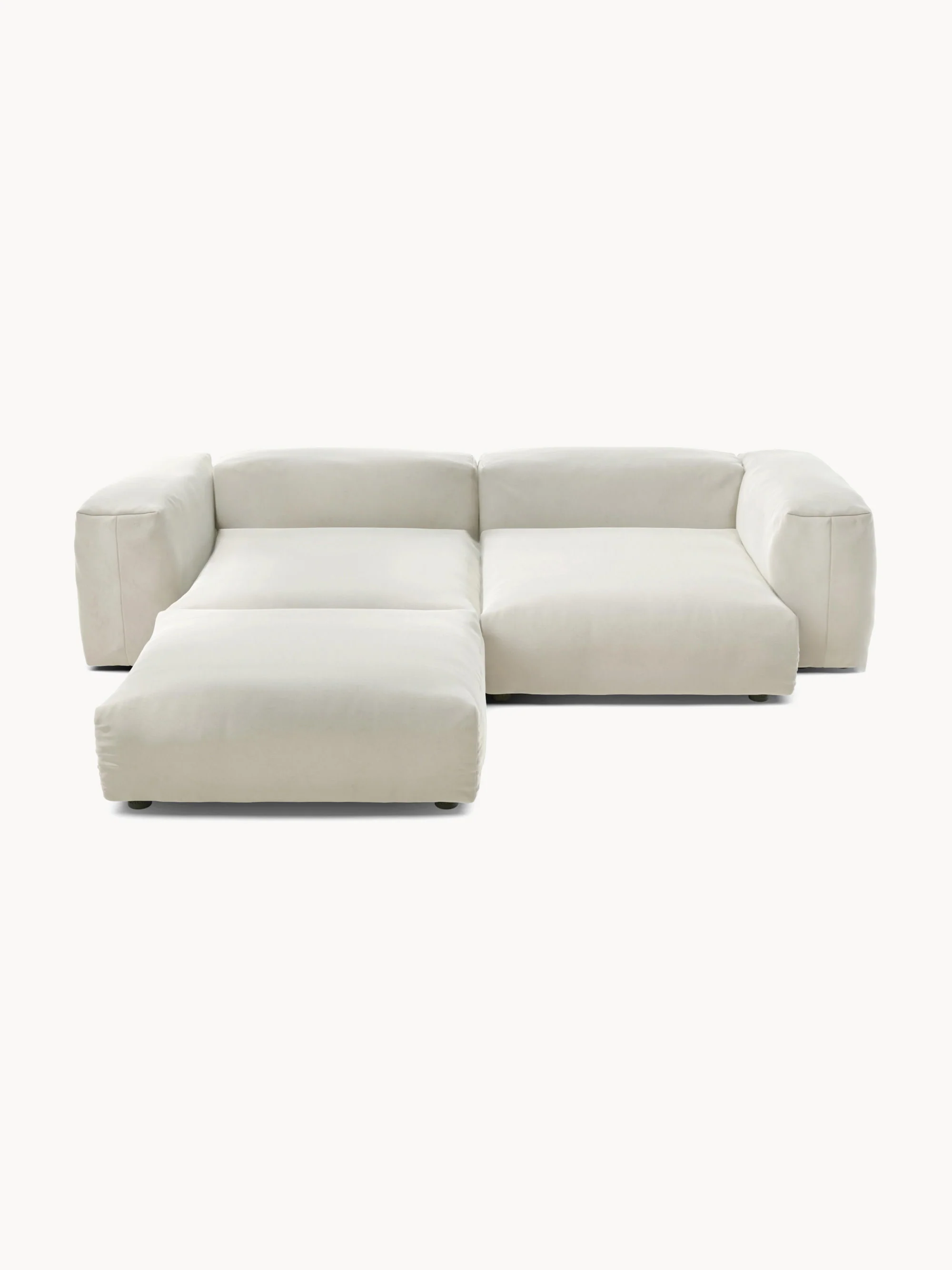 Modulares Samt-Ecksofa Vetsak (3-Sitzer)