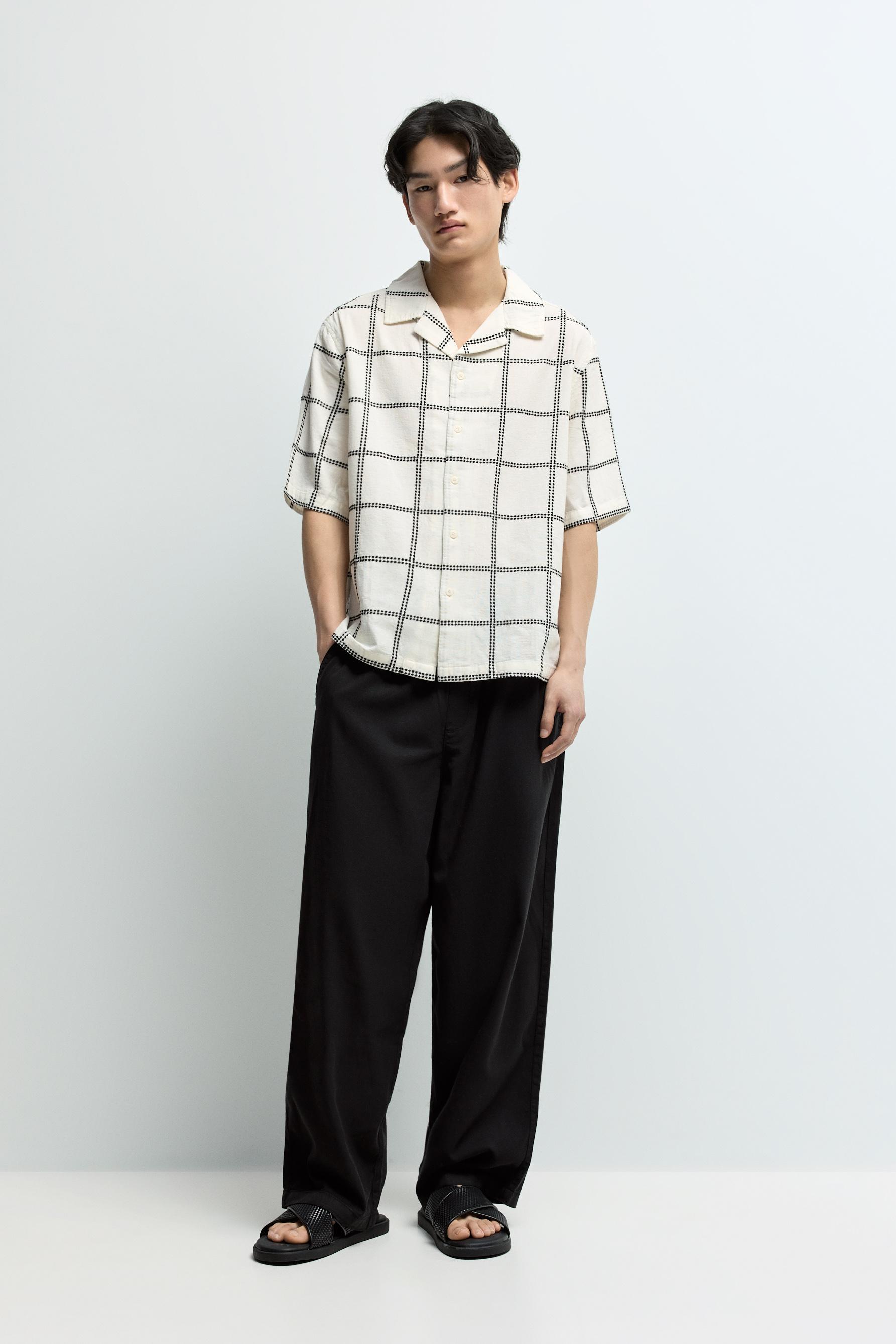 Camisa cuadros boxy fit