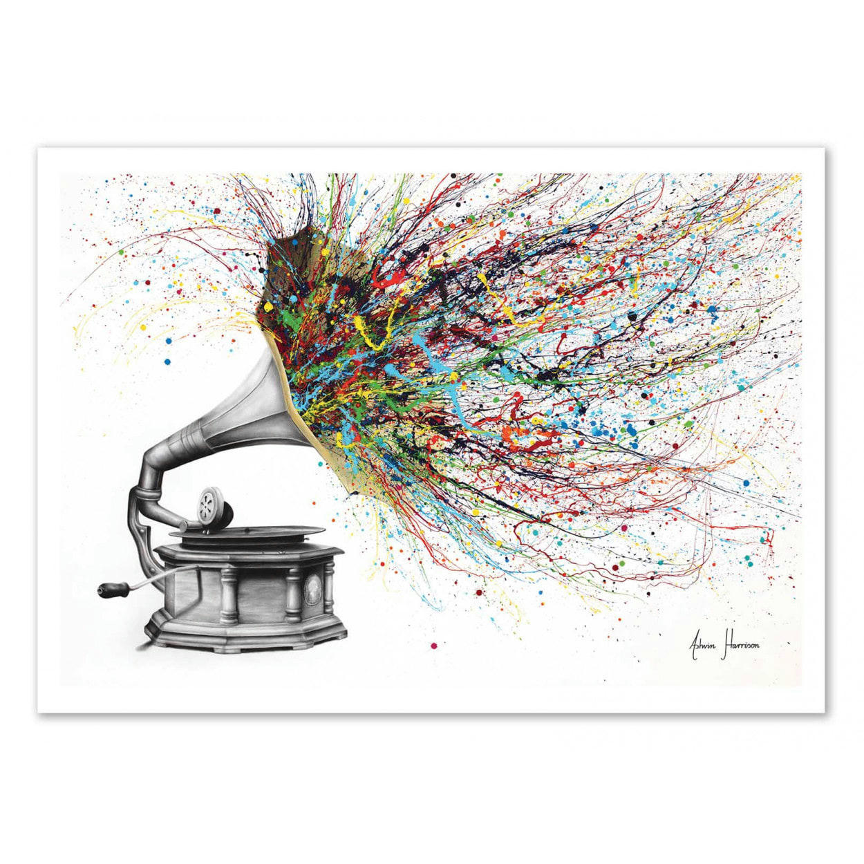 ASHVIN HARRISON - RADICAL RHAPSODY - ASHVIN HARRISON - Affiche d'art 50 x 70 cm
