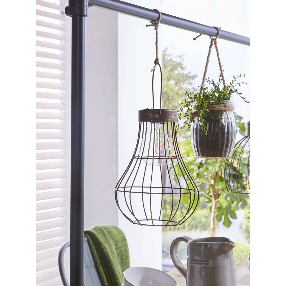 Luxform - Solar Hanglamp - Manchester - LED - Werkend op zonne-energie