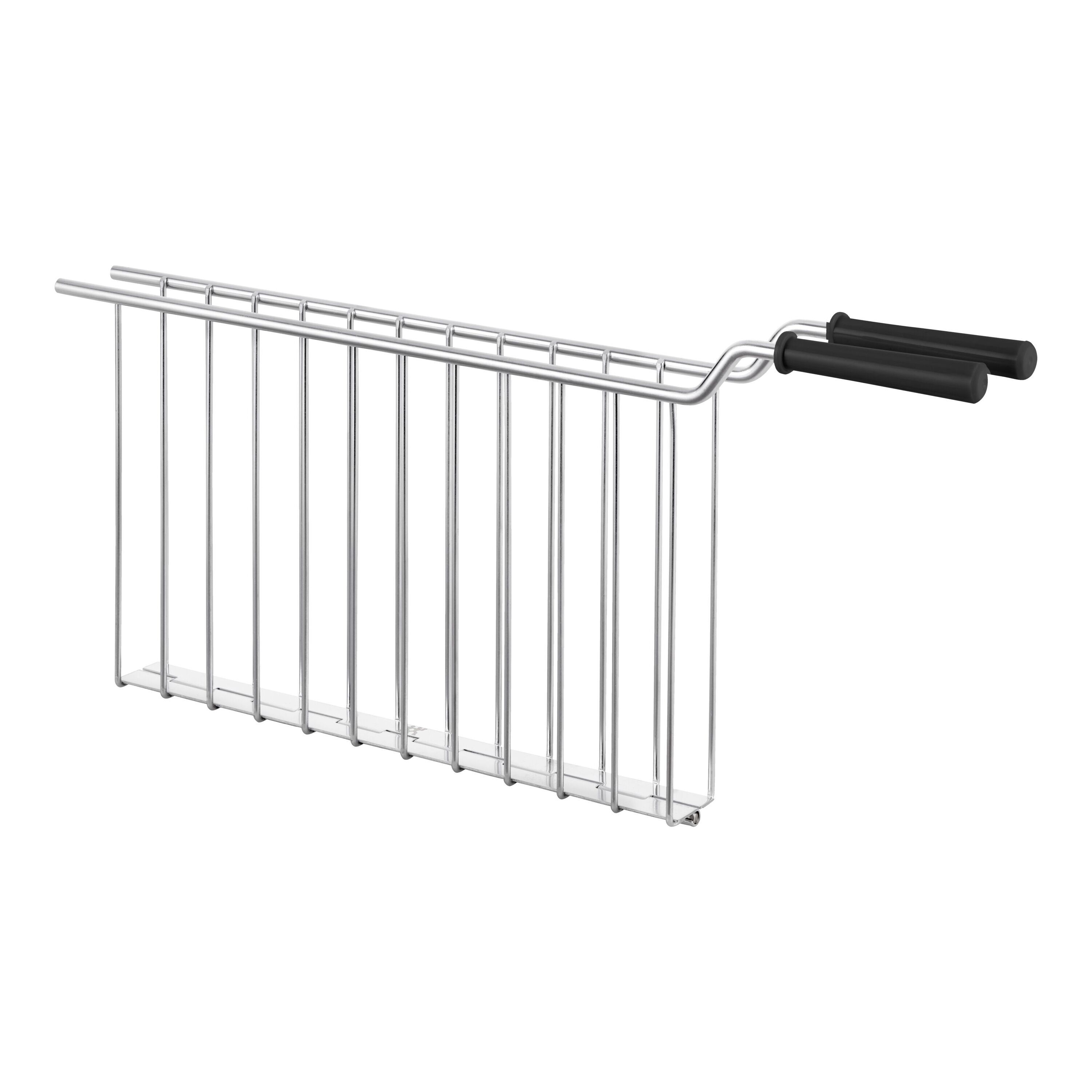 2 long slots black Sandwich rack