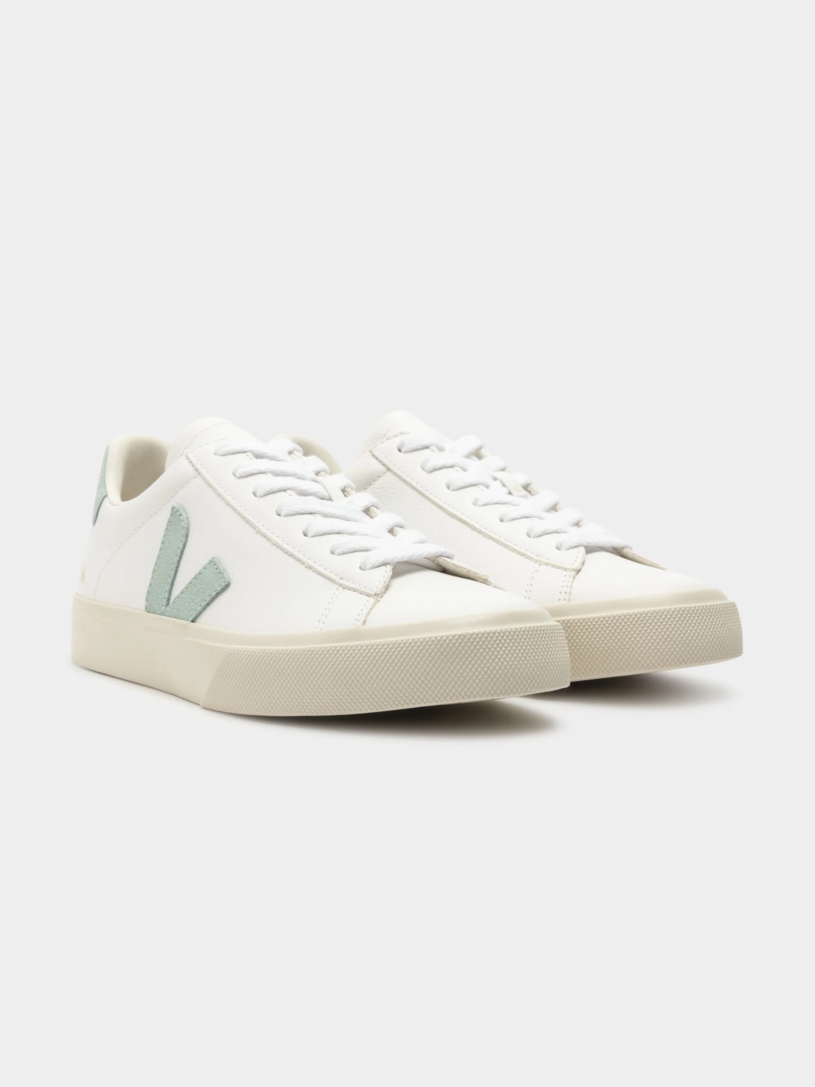 Womens Campo Leather Suede Sneaker