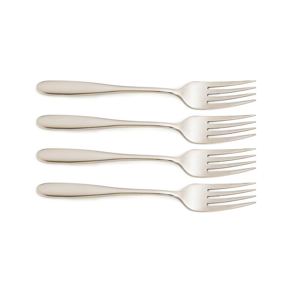 Lot de 4 fourchettes inox, Ebano